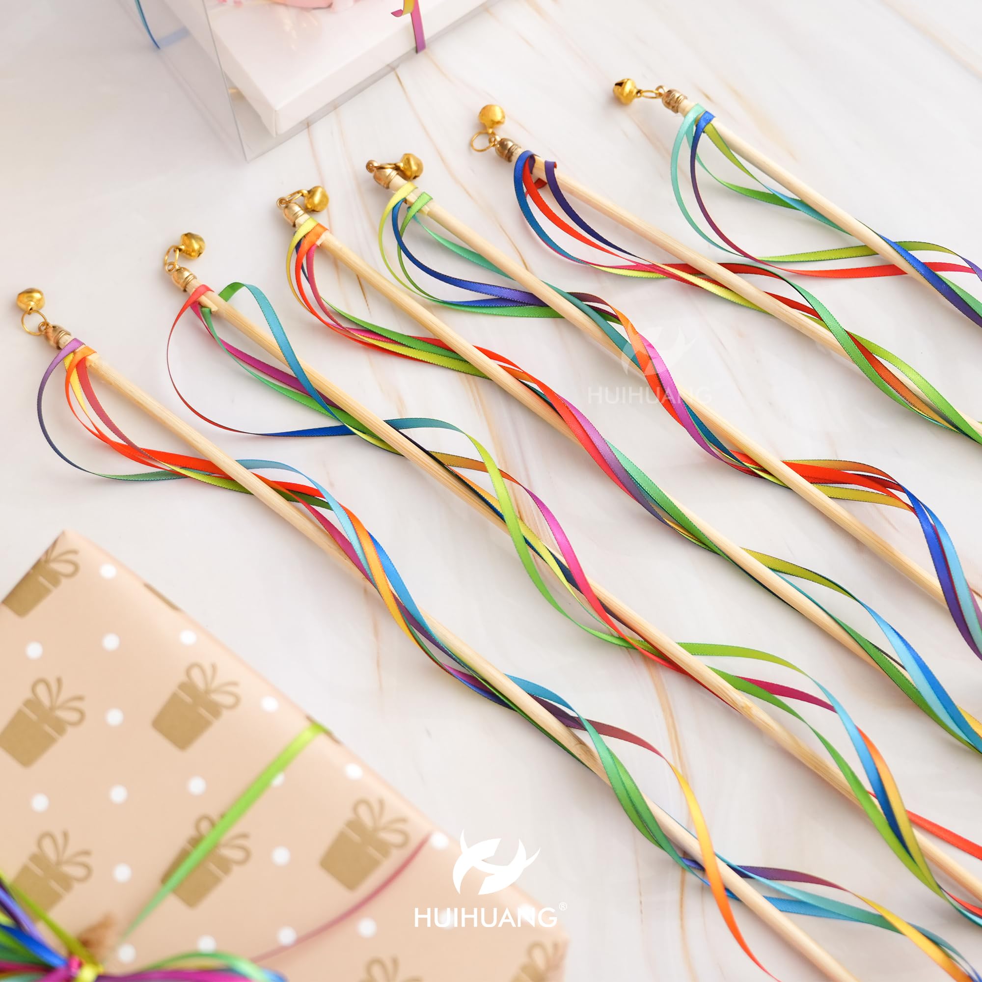 Amazon.com: HUIHUANG 1/8 inch Rainbow Satin Ribbon Thin Double